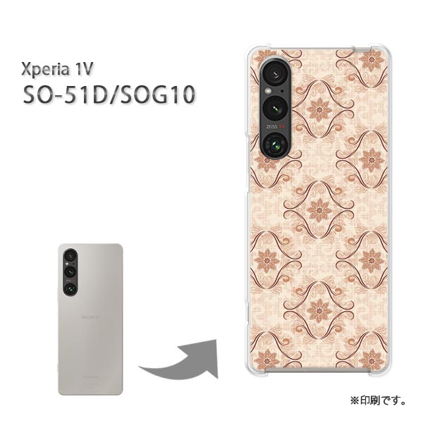 ゆうパケ送料無料 Xperia 1V SO-51D SOG10 ケースエクスペリア xperia1v PCケース おしゃれ 人気 カワイイアクセサリー スマホケース カバー ハード ポリカーボネート【レトロ010/so51d-PM010】