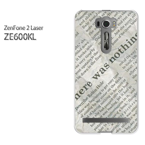 ゆうパケ送料無料！【ASUS ZenFone2 Laser ZE600KLケース】ze600kl ケース カバー CASE ゼンフォン zenfoneアクセサリー スマホケース スマートフォン用カバー【ニュースペーパー2（A）/ze600kl-M774】