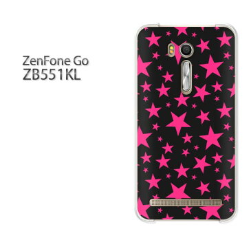 ゆうパケ送料無料 ZenfoneGO ZB551KLzb551kl ゼンフォン zenfone go ASUSクリア 透明 ハードケース ハードカバーアクセサリー スマホケース スマートフォン用カバー [ドット・星（ピンク）/zb551kl-pc-ne296]