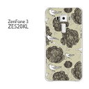 ゆうパケ送料無料 Zenfone3 ZE520KLze520kl ゼンフォン zenfone 3 ASUSクリア 透明 ハードケース ハードカバーアクセサリー スマホケース スマートフォン用カバー 花(グリーン)/ze520kl-pc-new0084