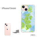ゆうパケ送料無料 iPhone13mini ケースi13mini アイフォン13ミニ ケース カバー PCケース おしゃれ 人気 カワイイアクセサリー スマホケース カバー ハード ポリカーボネート【クローバー(B)/i13mini-M953】(2)