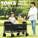 \新商品/【TOM'S公式】座れる 折りたたみ キャリーカート 大容量 軽量 トムス カーボン 簡単 ワンタッチ 開閉 収納 アウトドア SW02T