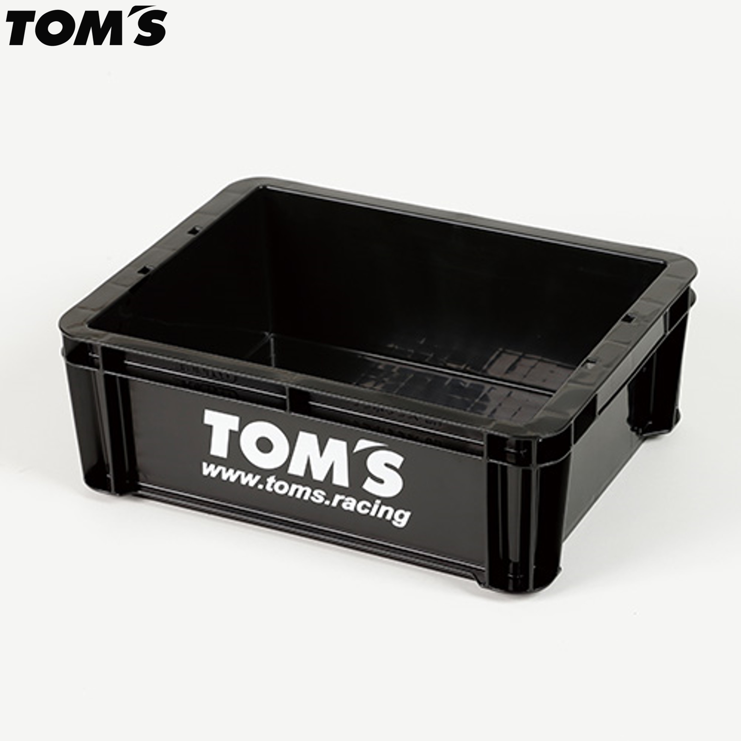 小型コンテナBOX 車 シンプル カー用品 黒 black 収納ボックス トムス公式【TOM'S】