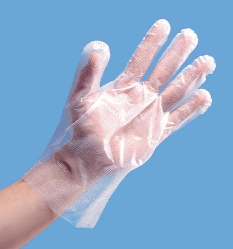 サクラメン手袋 デラックス(100枚入)L ホワイト 35μ