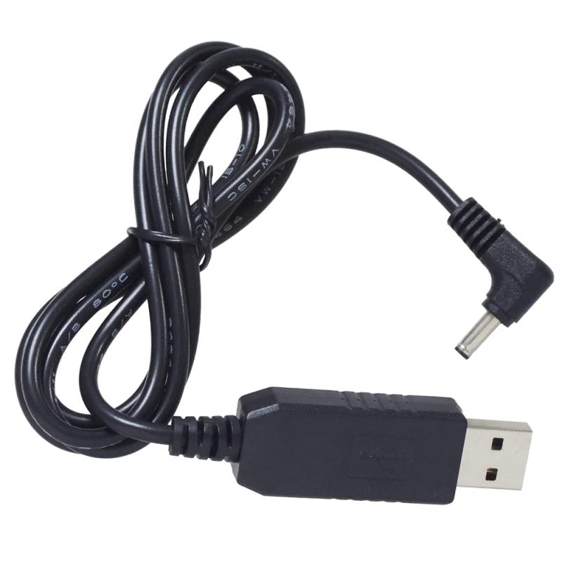 樂天商城 - KAUMO USB → DC12V 昇圧 6W対応 L字型 (DCプラグ φ3.5/1.35 センタープラス) 変換ケーブル 1m