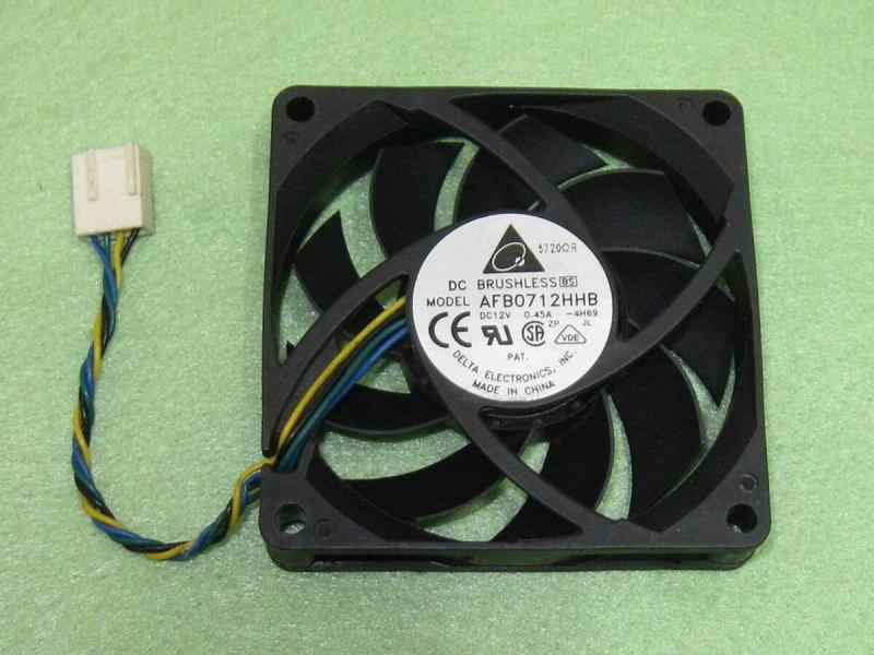 FidgetGear Delta AFB0712HHB 7015 70mm x 15mm Cooler Cooling Fan PWM DC 12V 0.45A 4Pin B37