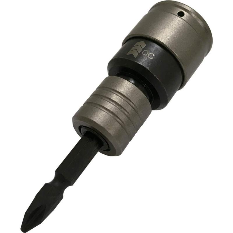 乐天商城 - イチネンアクセス MUST TOOL(マストツール) ビット・ソケット IM-4W2H-AP QC六角軸変換アダプター 19790 差込角:12.7mm(4分)