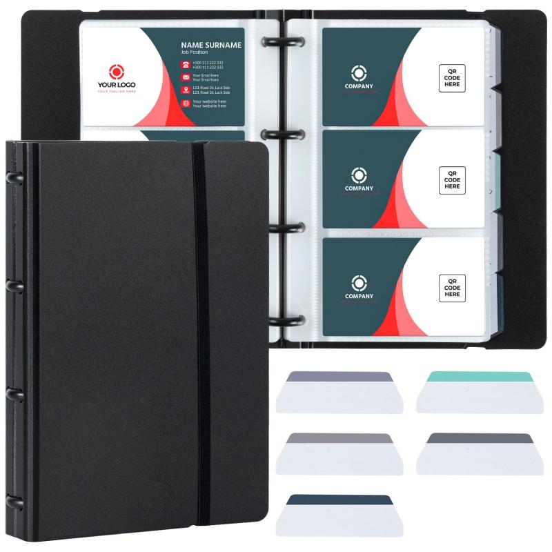 名刺ホルダー 180枚収容 名刺入れ フ