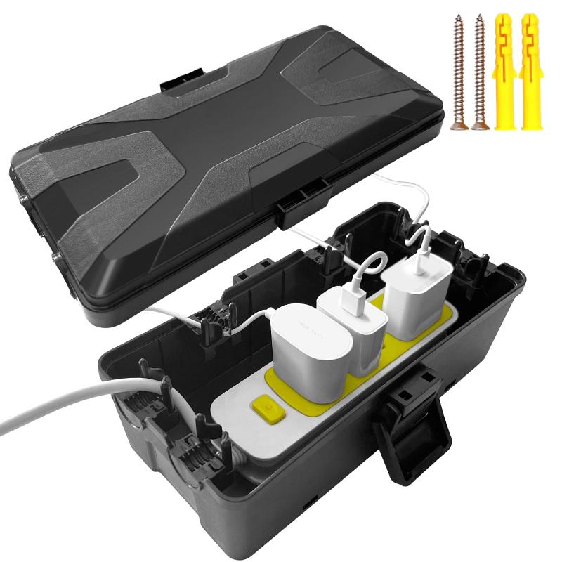 防水コンセントボックス 屋外 コンセントカバー IP55 防水 延長コード 電源タップ コンセント屋外 利用..