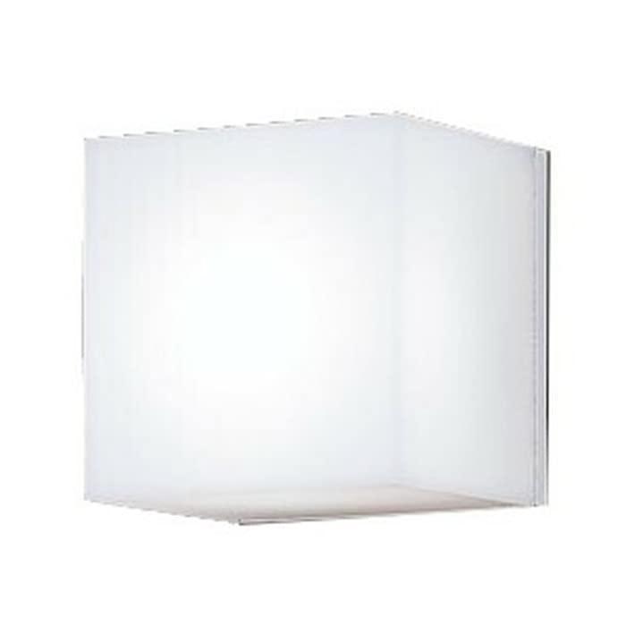 パナソニック(Panasonic) 壁直付型 LED（昼白色） ポーチライト・勝手口灯 拡散タイプ 防雨型 60形 ホワイト LGW80380LE1光源:LED(昼白色タイプ) 色温度:5000K 光源寿命40000時間(光束維持率70%)寸法:幅:140mm 高:145mm 出しろ:121mm質量:0.8kg