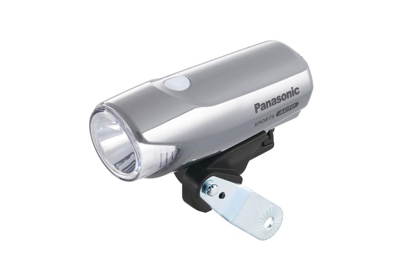 Rakuten - パナソニック(Panasonic) LEDかしこいランプ 自転車 シルバー/ブラック/ホワイト 幅40×奥行110×高さ42mm NSKL153