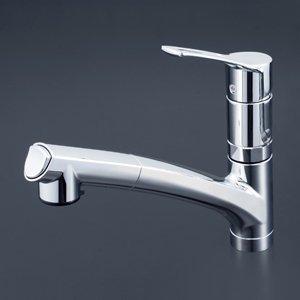 樂天商城 - KVK キッチン用シングルレバー式シャワー付混合栓 KM5021TTN