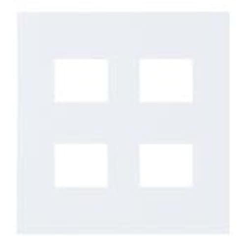 パナソニック(Panasonic) SO-STYLE プレート4コ用 2コ+2コ用 マットホワイト WNS6004W