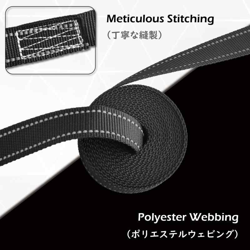荷締めベルト 反射材入り ラチェットベルト ラッシングベルト タイダウンベルト にじめベルト 固定ベルト 結束ベルト バイク 台車 ルーフキャリア 引越し 運搬 落下防止 地震対策 3