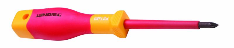樂天商城 - SIGNET(シグネット) 絶縁ポジドライバー サイズPZ1 全長185mm E30601