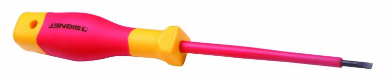 樂天商城 - SIGNET(シグネット) 絶縁マイナスドライバー 先端サイズ0.5X3 全長195mm E30205