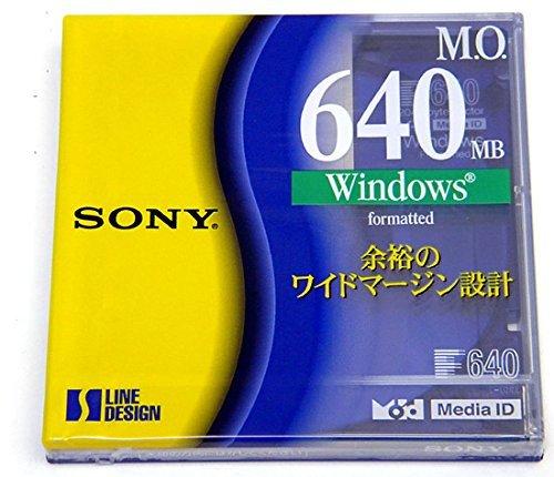 SHARP - SONY EDM-640CDF(Windowsフォーマット済3.5インチMOディスク)