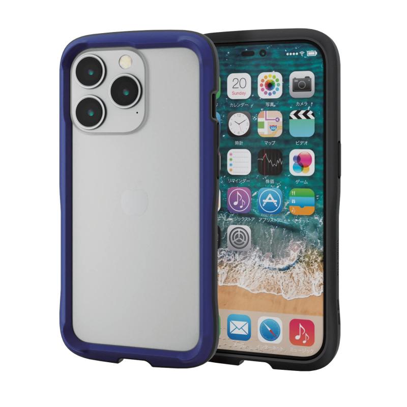 ���쥳�� iPhone 14 Pro ������ ���С� �Х�ѡ� �Ѿ׷� [���������֤������������å���󤬾׷��ۼ�] TOUGH SLIM LITE ���ȥ�åץۡ����դ�