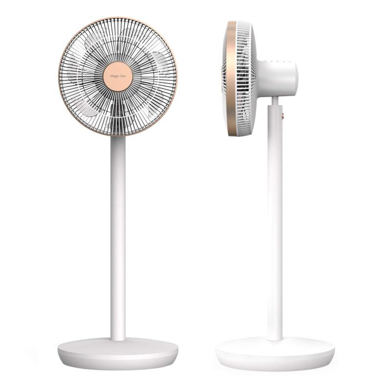 Magic Fan（マジックファン）F450 DCモーター 360°自動首振りx上下調節角度-5°～90° 2.7kg超軽量設計 最大15mまで送風 自然風3段階＋連続風3段階 1～7時間タイマー 半径10m操作可能な電波式リモコ