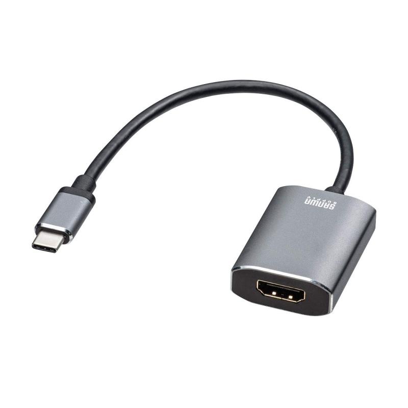 Rakuten - サンワサプライ Type-C-HDMI変換アダプタ(USB Type-Cオス-HDMIメス) HDR対応 ケーブル長約15cm AD-ALCHDR01