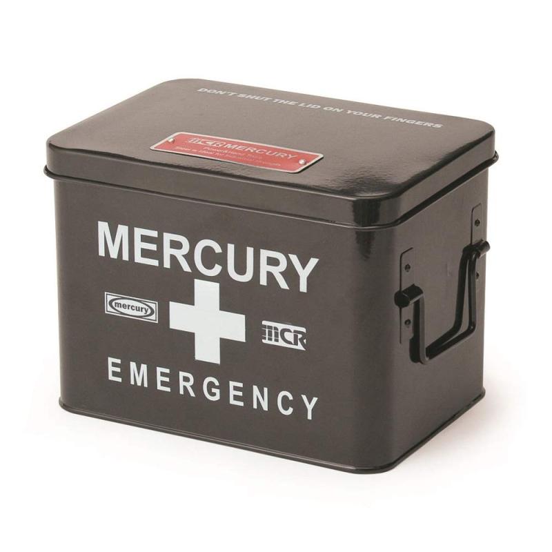 樂天商城 - MERCURY マーキュリー 救急箱 エマージェンシーボックス 小物入れ 収納箱 BLACK ブラック
