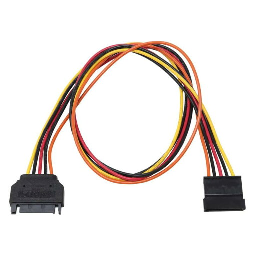 SA-048SAB SATA電源延長ケーブル50cm SA-048SAB SATA電源延長ケーブル50cm