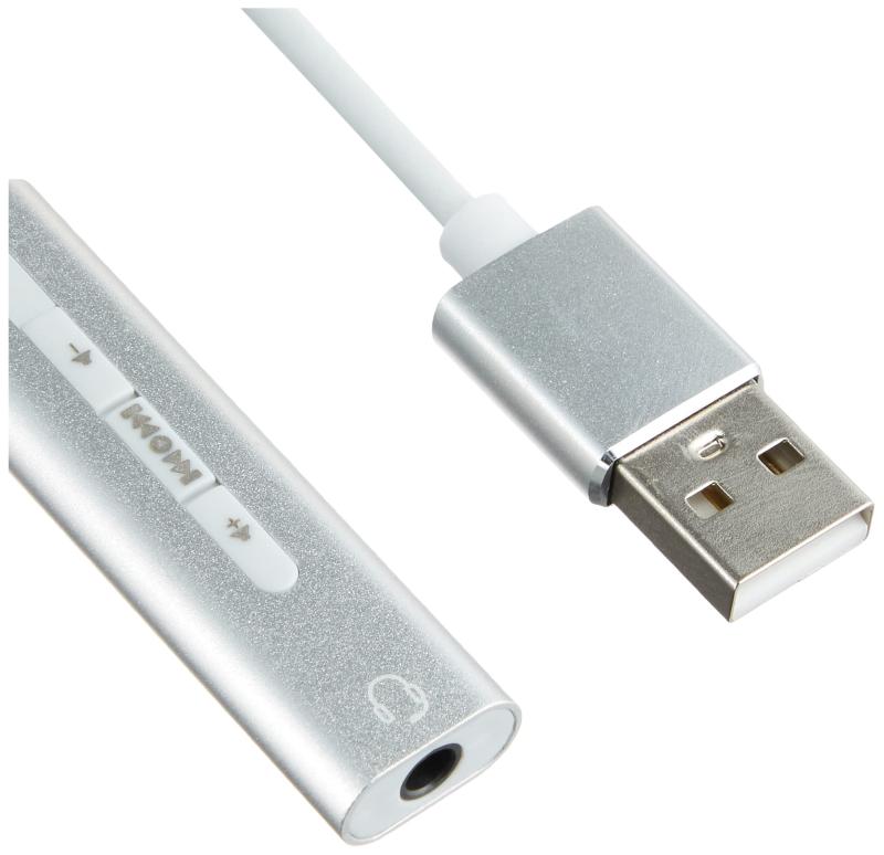 SSA Service 4極3.5mmステレオミニ(メス) → USB A(オス) 変換ケーブル [ スマホ用イヤホン&amp;マイクをPCで使用可能 ] ST35-UAFS