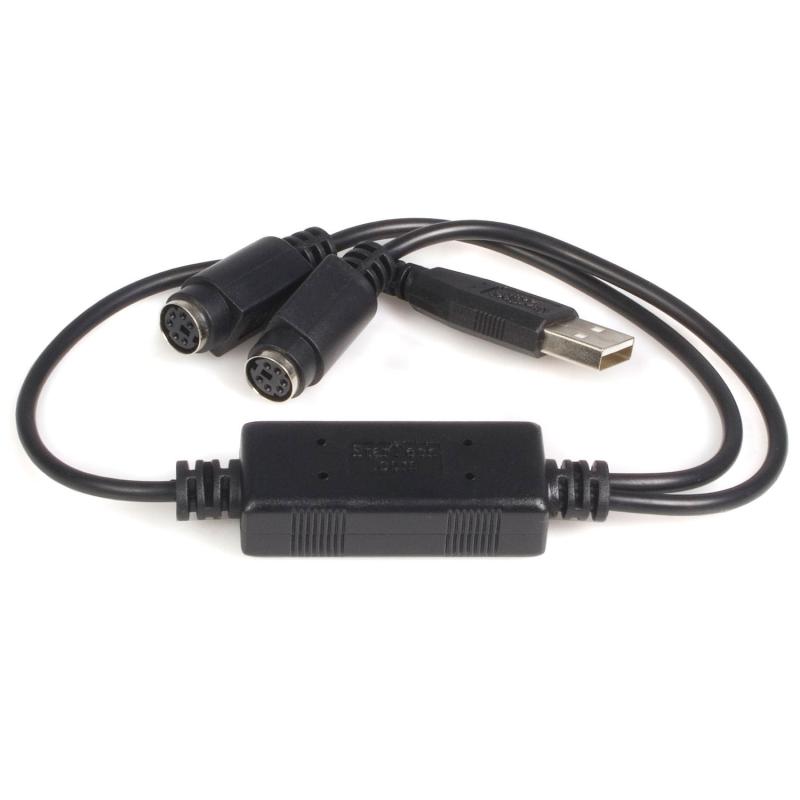 樂天商城 - StarTech.com USB-PS/2変換アダプタケーブル PS/2用キーボードとPS/2用マウスをUSB接続 USB1.1規格に準拠 USBPS2PC