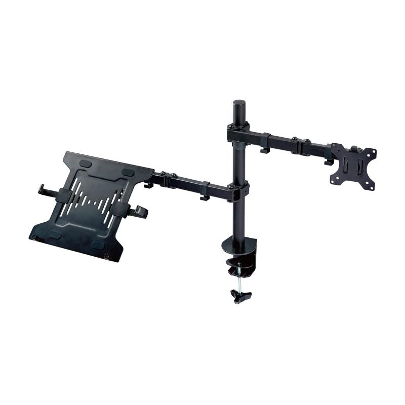 エレコム モニターアーム ノートパソコンアーム (モニター ~32インチ / ノートパソ...