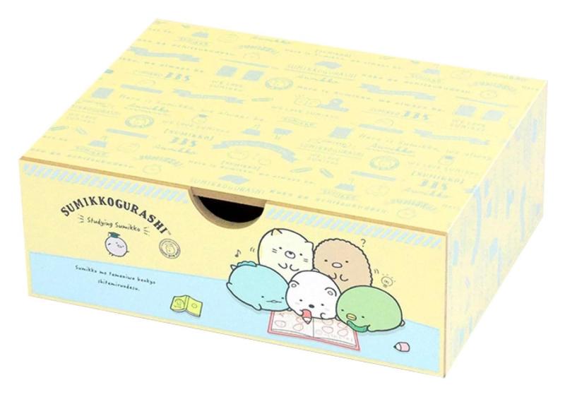 樂天商城 - ナガノファクトリー すみっコぐらし 引き出しボックス 横型ワイド すみっコぐらし おべんきょう SG2200