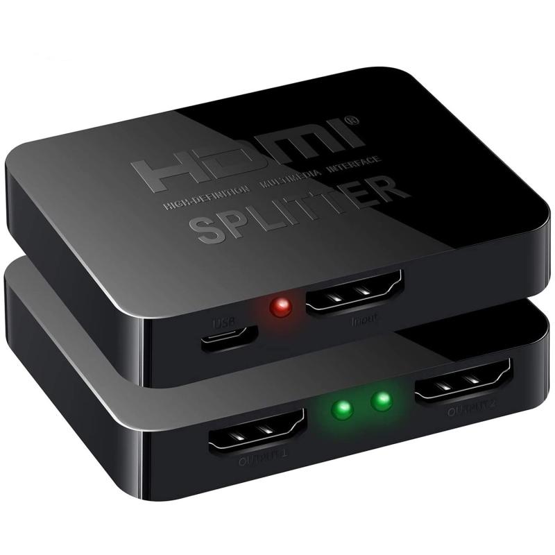 乐天商城 - Hikary HDMI 分配器 1入力2出力 3D対応 HDMI スプリッター 2画面同時出力可能 4K2K(2160p)/3D映像対応