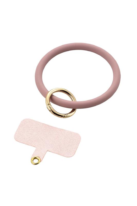 樂天商城 - エレコム(ELECOM) スマホ ハンドストラップ リング シリコン ストラップシート付属 (1口タイプ×2枚) 落下防止 ピンク P-STHSIPN