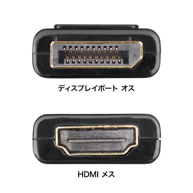 サンワサプライ(Sanwa Supply) DisplayPort-HDMI 変換アダプタ(4K/60Hz対応) AD-DPPHD02