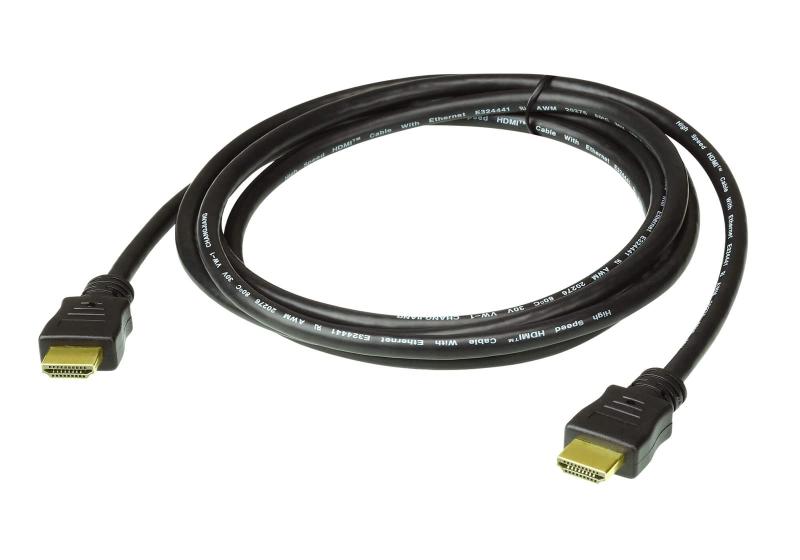 ATEN HDMIケーブル 2m 2L-7D02H-1コンピュータ側インターフェース：HDMI19ピン オス長さ (m)：2スイッチ数ボタン文字高さ(mm)●長さ(mm)●幅(mm)●最大伝送速度：(2m、3m)18Gbps、4K@60Hz(4：4：4)まで対応、(5m～20m)10.2Gbps、4K＠60Hz(4：2：0)、4K＠30Hz(4：4：4)まで対応●HDMIイーサネット、ARC対応●