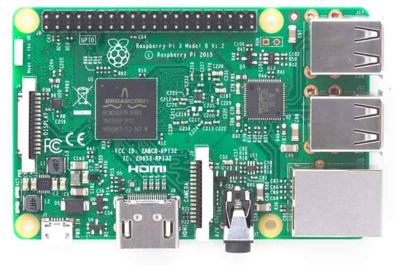 Raspberry Pi 3 Model B シングルボードコンピュータ