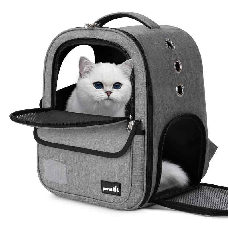 ペキュート 猫 キャリー リュックペット キャリーバッグ 犬 猫 ウサギ リュック 猫...
