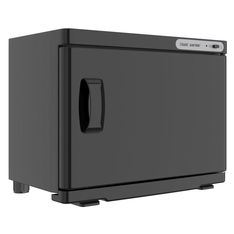 Rakuten - タオルウォーマー タオルスチーマー 23L タオル蒸し器 おしぼり蒸し器 ホットボックス 前開き タオル おしぼり 蒸しタオル 業務用 大型 ブラック