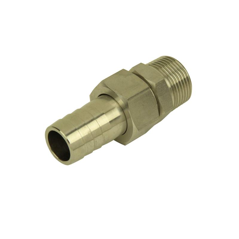 樂天商城 - SK11(エスケー11) ステンレスホースジョイント タケノコ外径 27mm ネジ R1 H27×8M V-0827