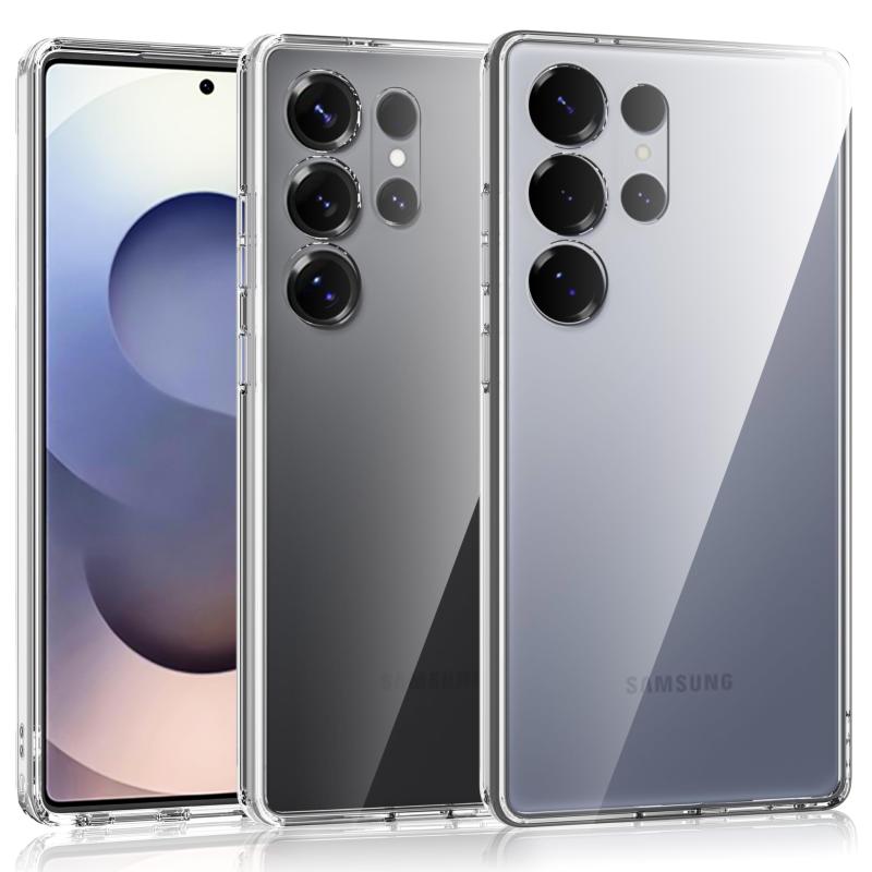 樂天商城 - Galaxy S25 Ultra ケース クリア 耐衝撃 TPU+PC 米軍MIL規格取得 黄ばみなし レンズ保護 ストラップホール付き ギャラクシー S25 ウルトラ カバー Crystal Series