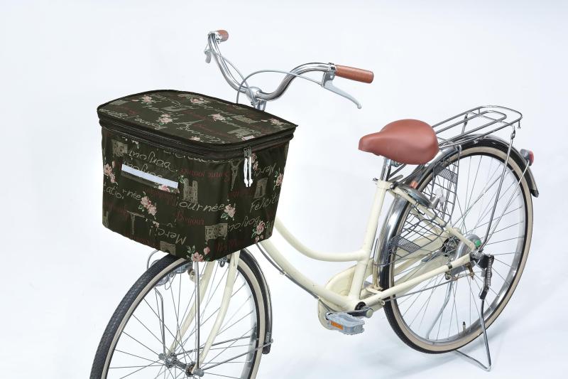Rakuten - Keia+ 2段式前カゴカバー両開きKW－245FB