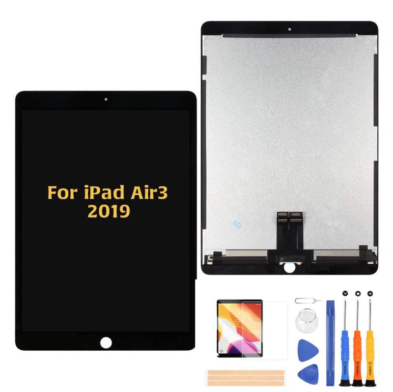 A-MIND for iPad Air3 2019 液晶パネル 画面交換修理用 タッチパネルセット 10.5 インチ A2123 A2152 A2153 A2154 修理と交換液晶ディスプレイガラス修理液晶デジタイザパネル 修理工具セット付き