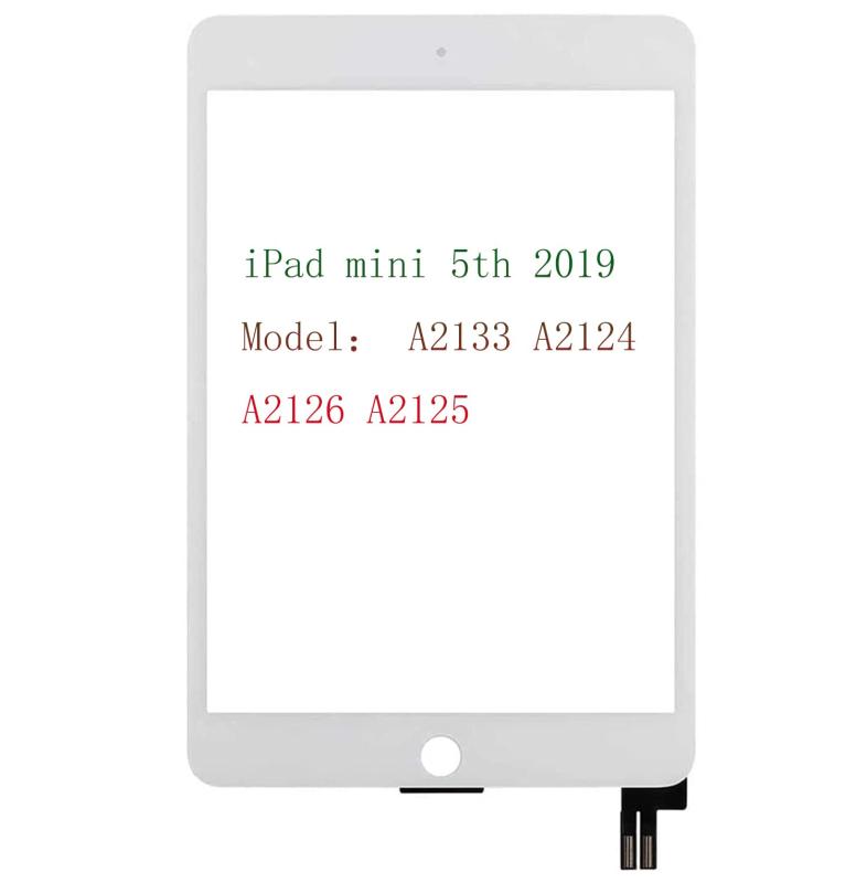 TPhaelay for iPad Mini5 タッチスクリーンデジタイザーガラスの交換20197.9インチ（LCDではない）モデルA2124 A2125 A2126 A2133（ツール修理キットとホームボタンなし）