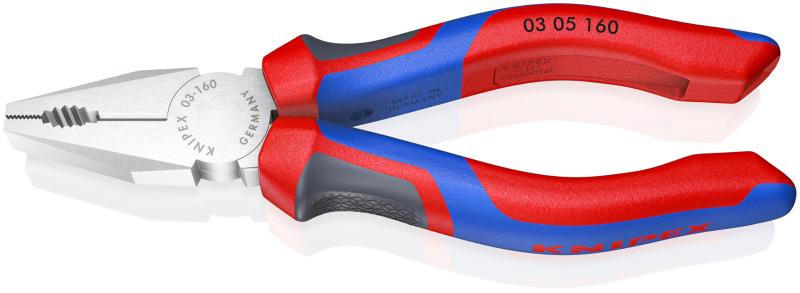 樂天商城 - KNIPEX クニペックス コンビネーションプライヤー ペンチ 全長160mm コンフォートハンドル クロムメッキ 0305-160