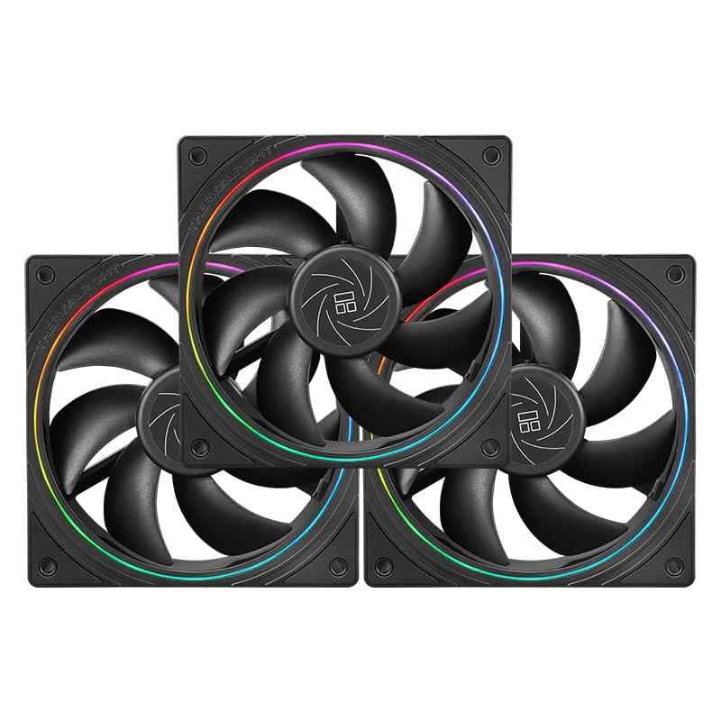 Thermalright TL-S12 X3 120 mmCPU放熱ファンと細絞りARGB、PWMインテリジェント温度制御、23.2デシベ..