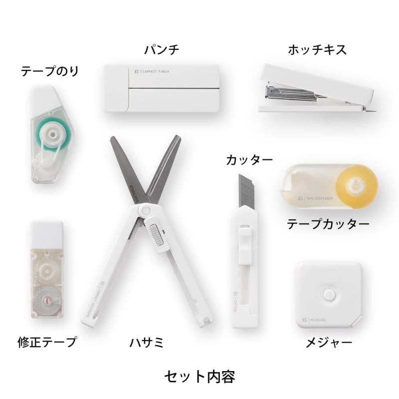 ミドリ 文房具セット XS ステーショナリーキット 8種入 黒×白 ミドリ70周年 35458006 tomstore-10714778 TOMstore サンプル画像3