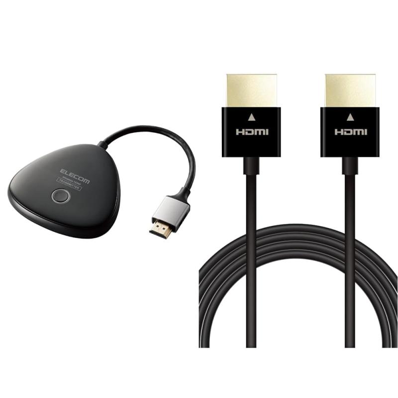 ワイヤレスhdmi 送信機 エクステンダー 無線 4K(3840×2160)30Hz トランスミッター 最大伝送距離:15m サビや劣化に強い金メッキ加工 DH-WLTXHM1BK