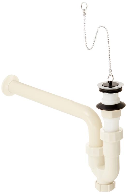 乐天商城 - SANEI(サンエイ) 洗面排水栓付Pトラップ オーバーフロー用 パイプ径32mm 樹脂製 PH779-32