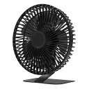 トップランド 卓上扇風機 デスクファン どこでもFAN 2電源対応 (AC/USB) DCモーター搭載 角度調節 風量調節3段階 ブラック SF-DK38BK