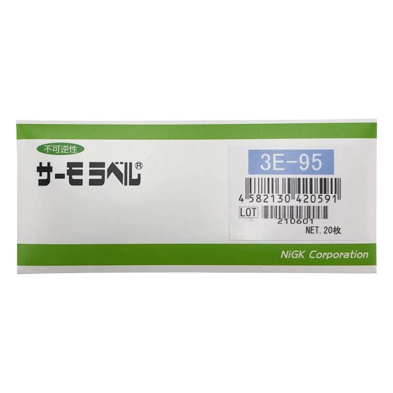 乐天商城 - 日油技研工業 サーモラベル3点表示屋外対応型 不可逆性 95度 3E95