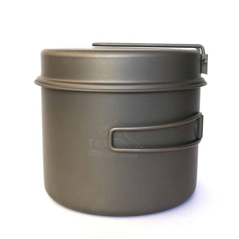Titanium 1600ml Pot with Pan by